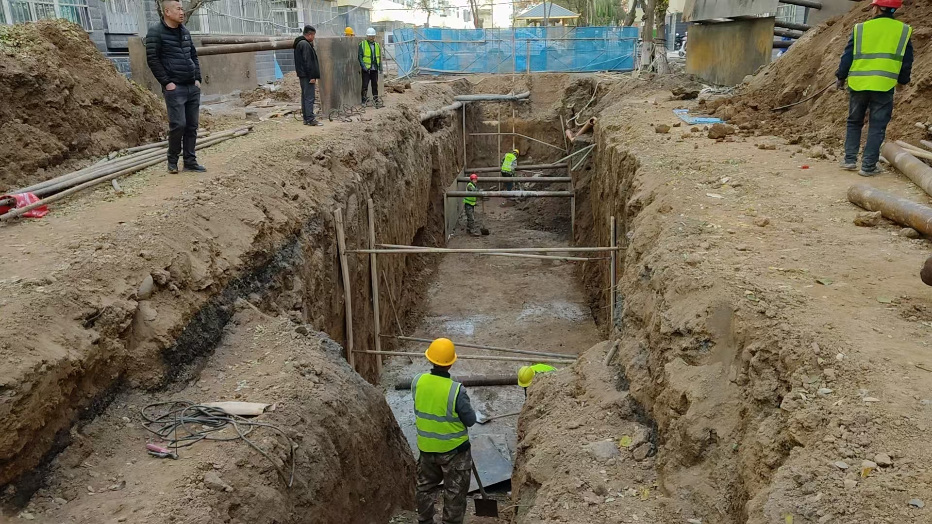 宁夏雨水项目施工中~