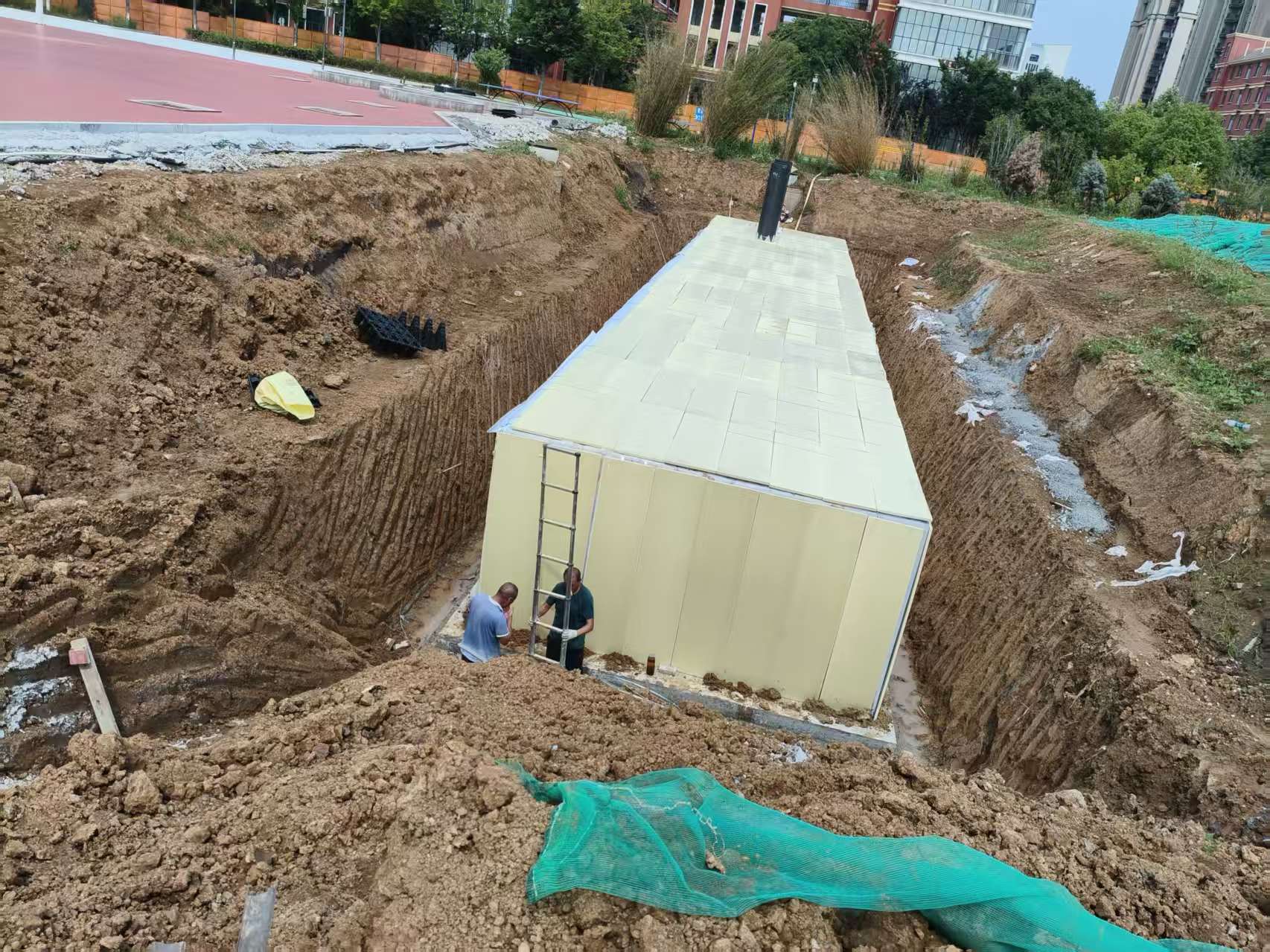 安徽马鞍山某学校雨水收集系统